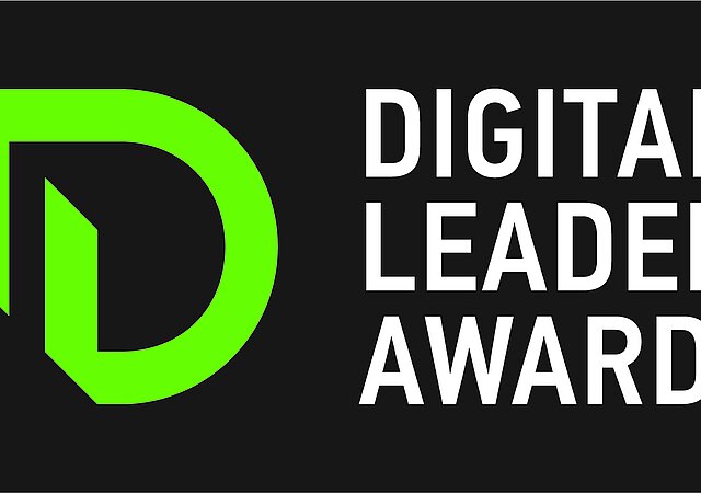 Digital Leader AWARD Logo in grün