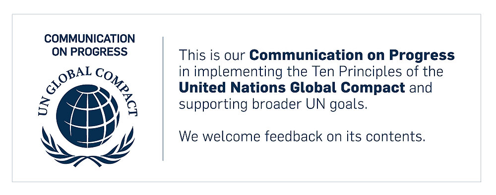 UNGC Communication on progress Logo