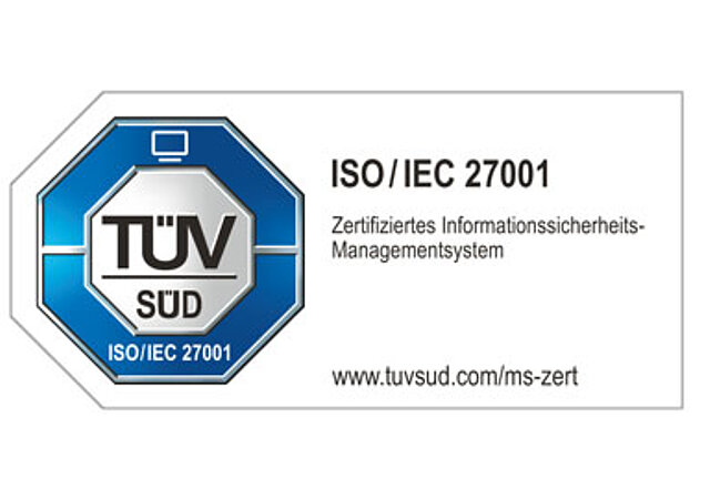 TÜV LOGO ISO 27001