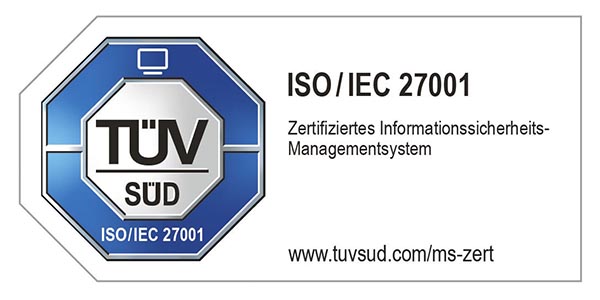  TÜV Logo ISO 27001