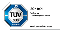TÜV-Logo ISO 14001